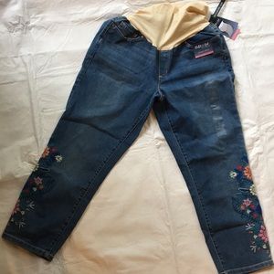 Flutter & Kick Capris In Size 10 w/full panel